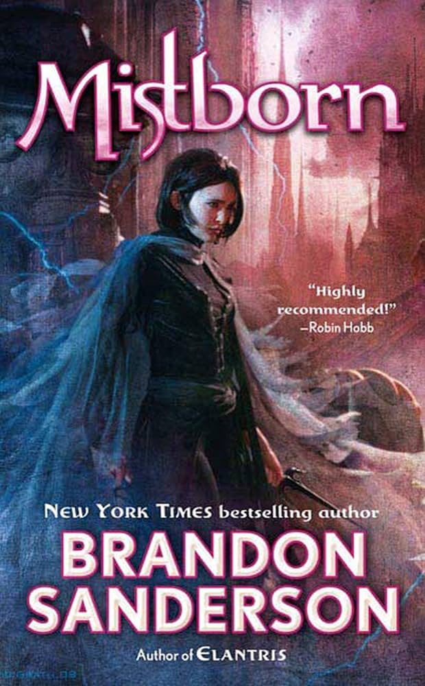 Mistborn book cover by Brandon Sanderson